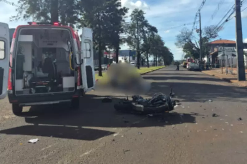 Motociclista morre em acidente durante test drive em Maringá, PR