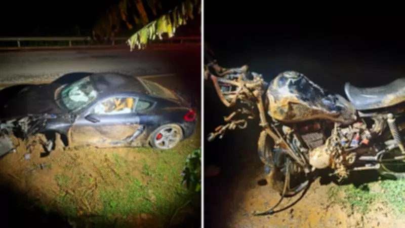 Motociclista morre em colisão com Porsche que ultrapassava em local proibido na BR-262