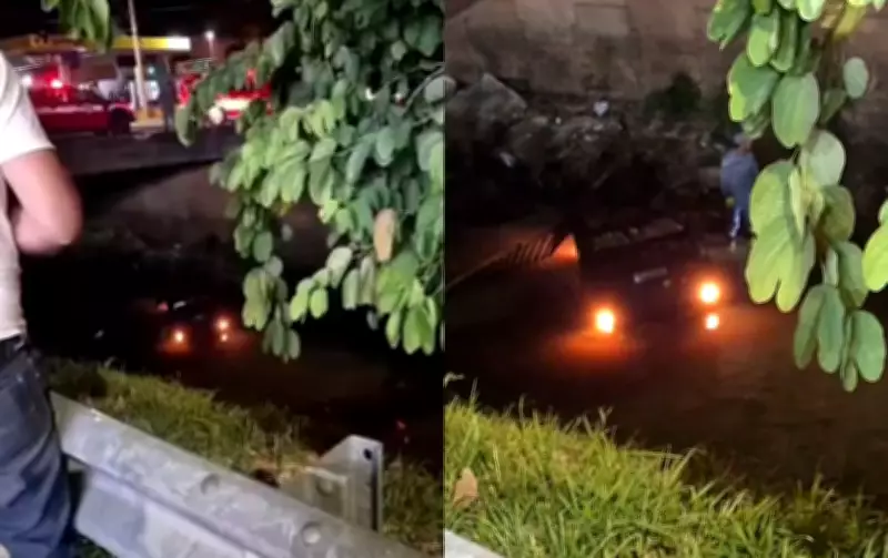 Motorista de 70 anos morre após carro cair no Rio Bauru em acidente trágico