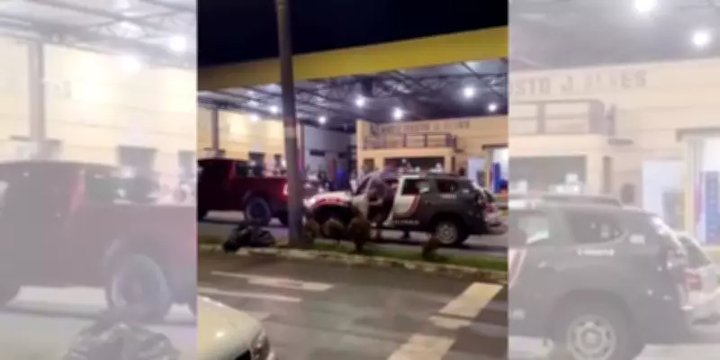 Motorista detido após manobras perigosas e colisão com viatura da PM em Quatá