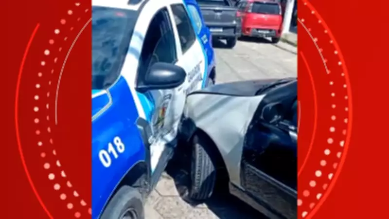 Motorista embriagado e sem CNH colide com viatura da Guarda Municipal em São Mateus
