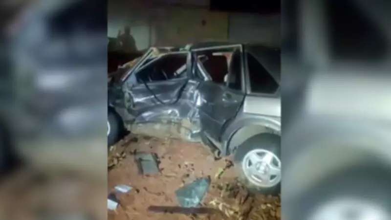 Motorista morre em acidente causado por foragido em fuga da polícia em Andradina