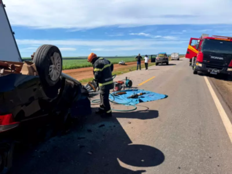 Motorista morre em grave acidente envolvendo três veículos na BR-070 em Primavera do Leste