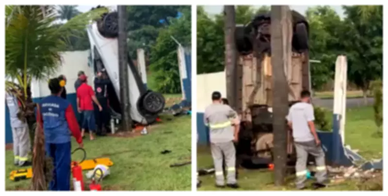 Motorista perde a vida após colisão contra muro em rodovia de Aguaí, SP