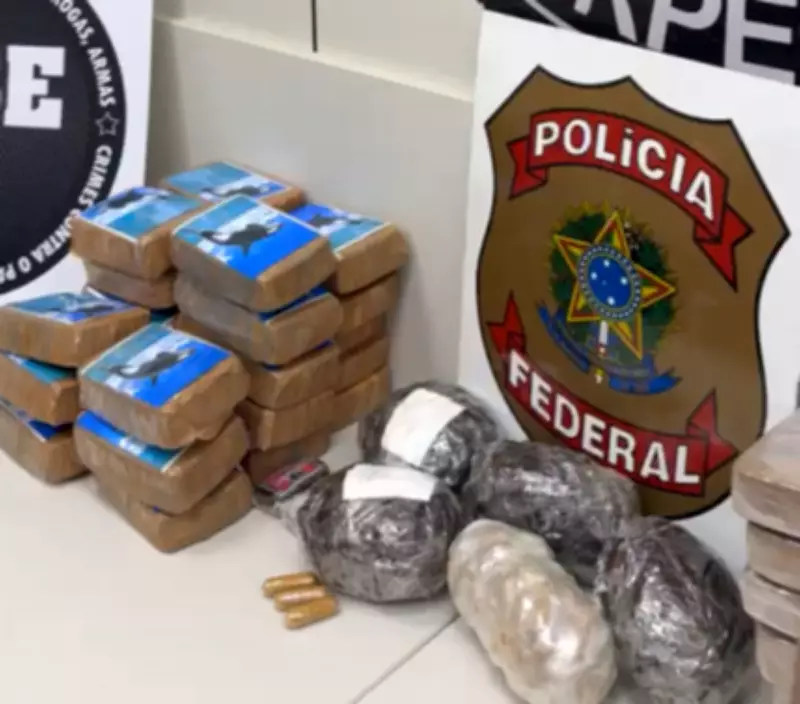 Motorista preso com 45 kg de cocaína em caminhão na Via Dutra, em Volta Redonda