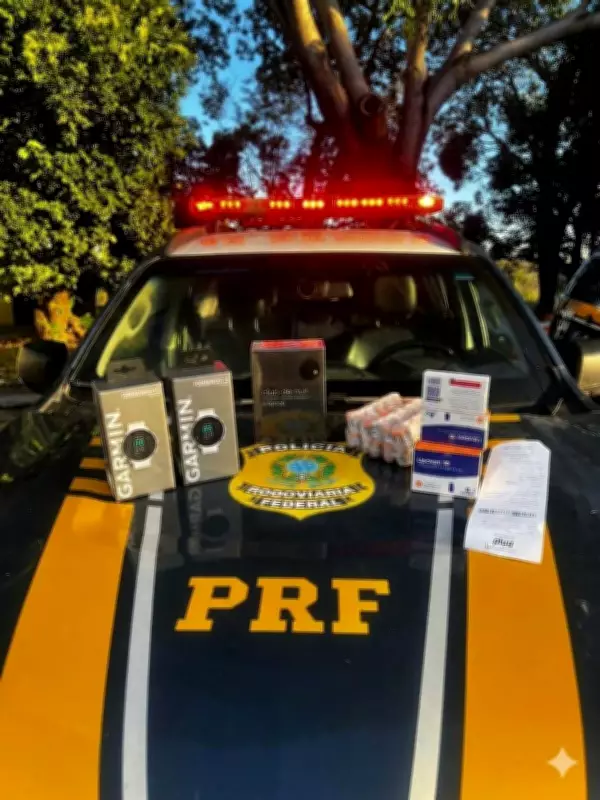 Motorista é preso com 76 ampolas de tirzepatida proibidas pela Anvisa na BR-365