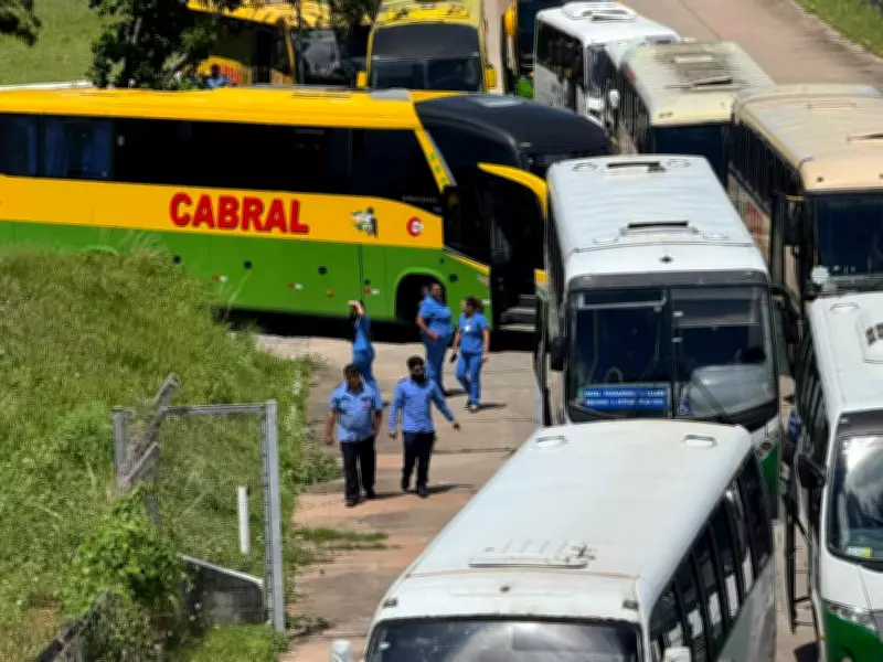 Motoristas de ônibus intermunicipais paralisam atividades no RN por atraso salarial