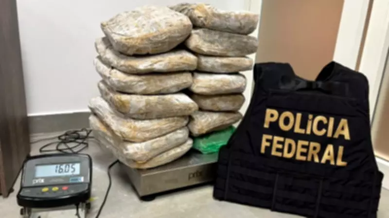 Mulher de 21 anos é presa com 16 kg de maconha na mala ao desembarcar em Viracopos