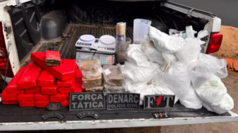 Mulher é presa com 48 kg de drogas em laboratório de entorpecentes no MA