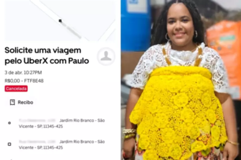 Mulher sofre intolerância religiosa após motorista de aplicativo recusar corrida em São Vicente