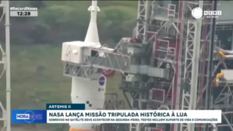 NASA lança missão Artemis 2 com astronautas para a Lua após mais de 50 anos