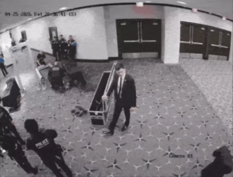 Novas imagens mostram atirador tentando invadir jantar com Trump em Washington