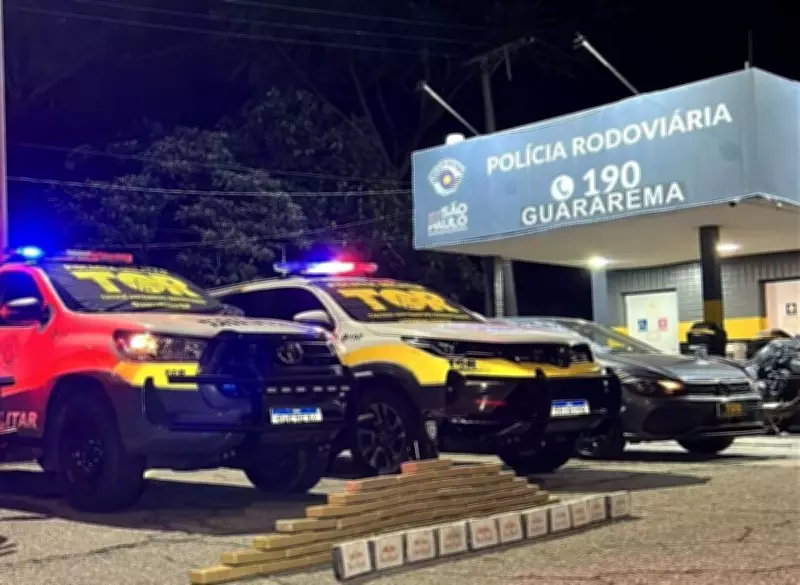 Operação apreende maconha e cocaína em rodovia de Guararema; motorista preso