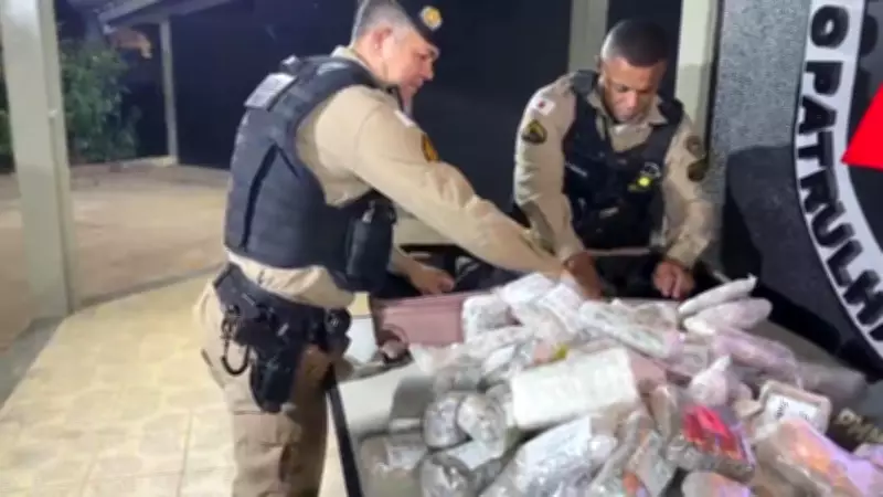 Operação da PM apreende mais de 10 mil porções de drogas em Teófilo Otoni