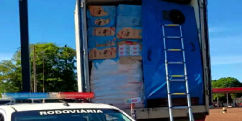 Operação Impacto prende homem por contrabando de cigarros avaliado em R$ 1,25 milhão em Salto Grande
