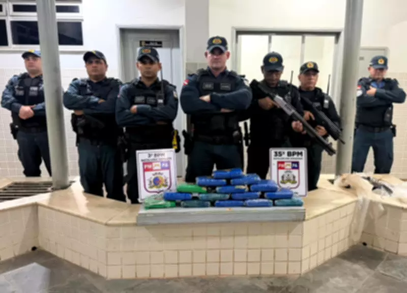 Operação policial apreende 16 quilos de skank em caixote abandonado em Santarém
