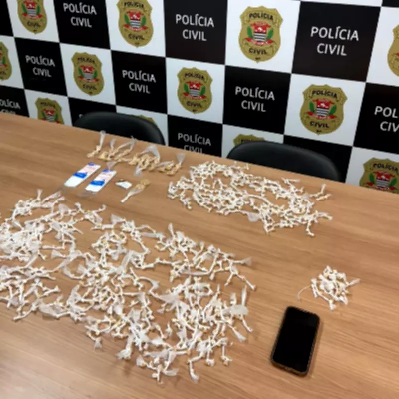 Operação policial apreende 919 porções de crack e prende dois suspeitos em Piracicaba