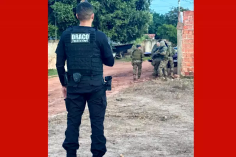 Operação policial desarticula 32 pontos de tráfico em Cáceres