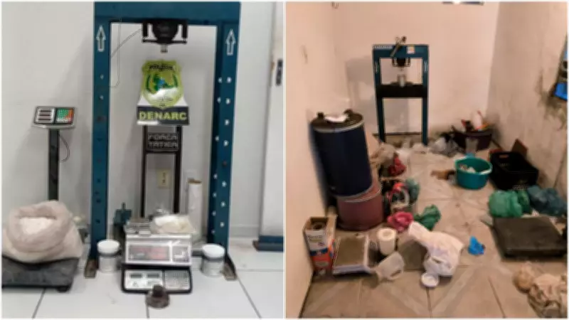 Operação policial retorna a laboratório de drogas em Fortaleza e faz nova apreensão