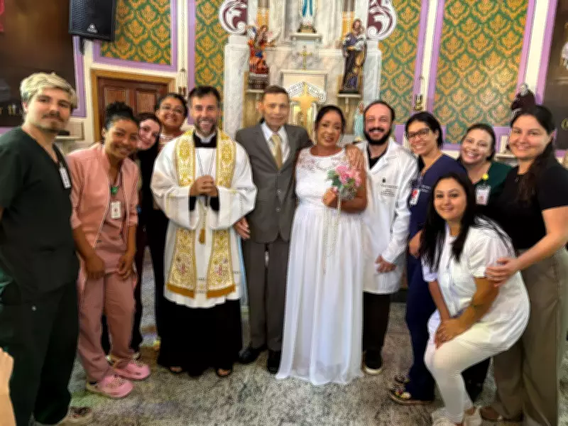 Paciente com câncer terminal morre após casamento na capela de hospital em Itapetininga
