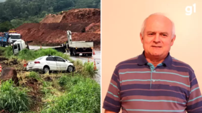 Padre de 75 anos morre em acidente frontal na RS-287 em Santa Cruz do Sul