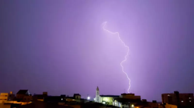 Paraíba registra mais de 200 mil raios em 2026, com fevereiro batendo recorde histórico