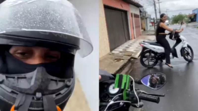 Passageira pede 'escolta' a motociclista por app em Teresina e situação viraliza nas redes