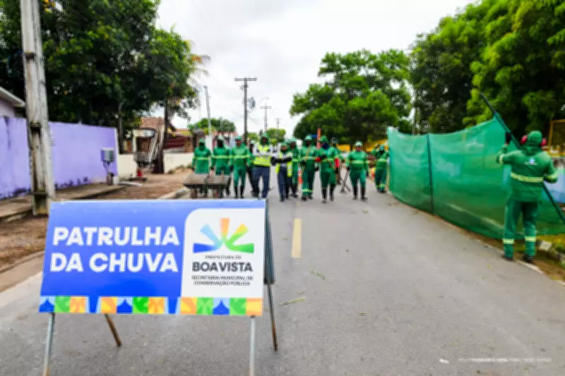 Patrulha da Chuva intensifica limpeza preventiva em Boa Vista com novos equipamentos mecanizados
