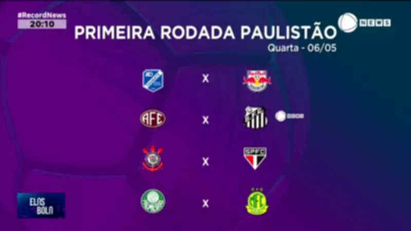 Paulistão Feminino 2026: Ferroviária x Santos abre o campeonato em maio