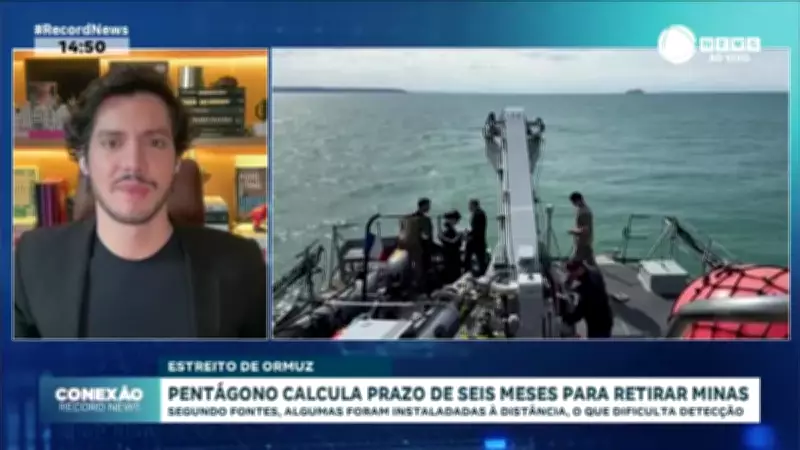 Pentágono estima seis meses para retirar minas do estreito de Ormuz