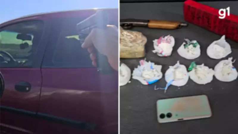 Perseguição policial em Uruguaiana resulta na prisão de dois traficantes