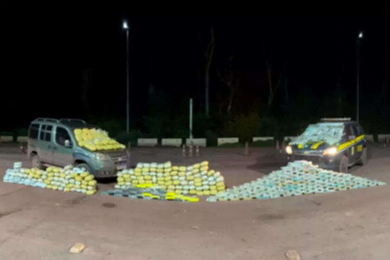 Perseguição policial na BR-262 resulta em prisões e apreensão de 484 kg de drogas em Corumbá