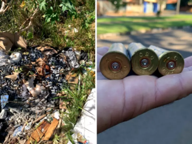 Polícia Civil isola área após morador encontrar cápsulas de munição no Centro de Sumaré