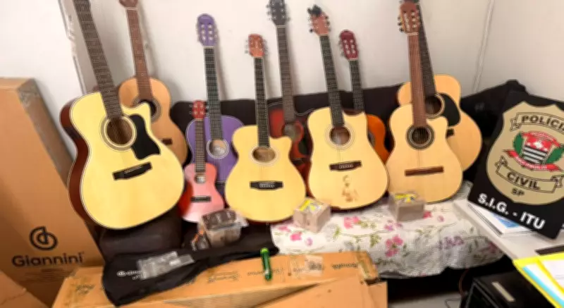 Polícia Civil recupera instrumentos musicais furtados de fábrica no interior de São Paulo