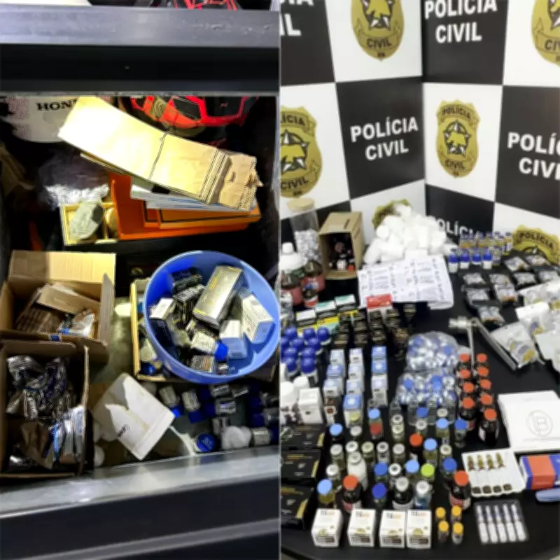 Polícia fecha laboratório clandestino de remédios e anabolizantes em Natal