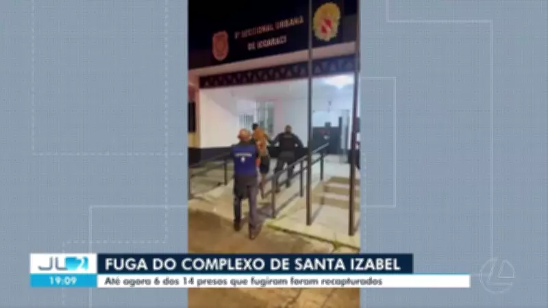 Polícia Militar recaptura sexto fugitivo de penitenciária em Santa Izabel, no Pará