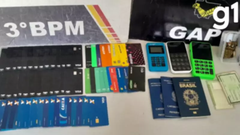 Polícia prende cinco suspeitos de estelionato em Cuiabá com 62 cartões bancários apreendidos