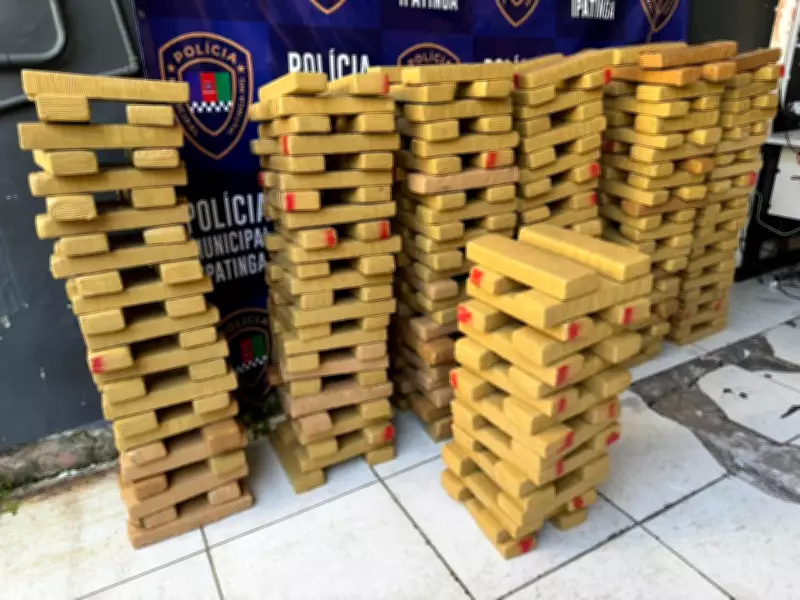 Policiais apreendem 300 kg de maconha em carro na BR-381 em Ipatinga