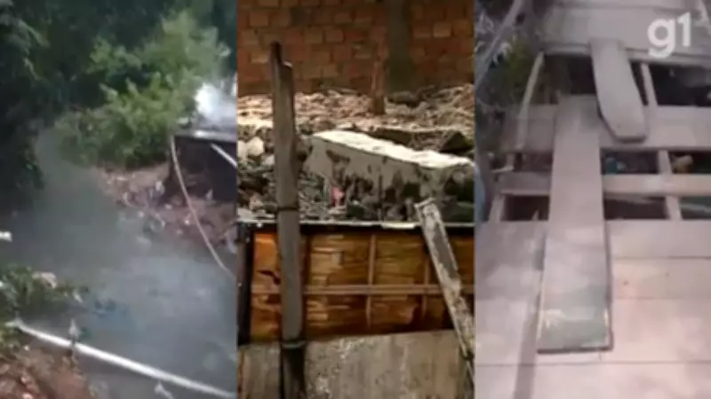 Ponte de madeira desaba após chuvas e isola moradores em São José de Ribamar