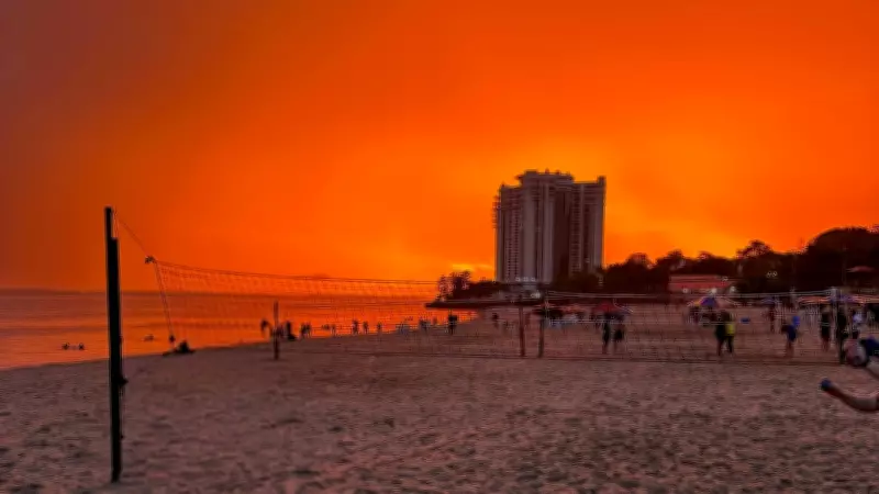 Pôr do sol vibrante em Manaus viraliza e alerta para qualidade do ar