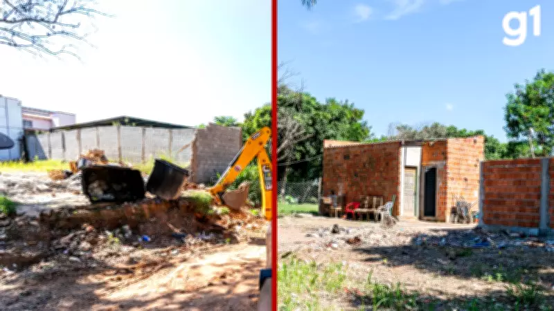 Prefeitura de Cuiabá demole restaurante e estruturas irregulares em área pública