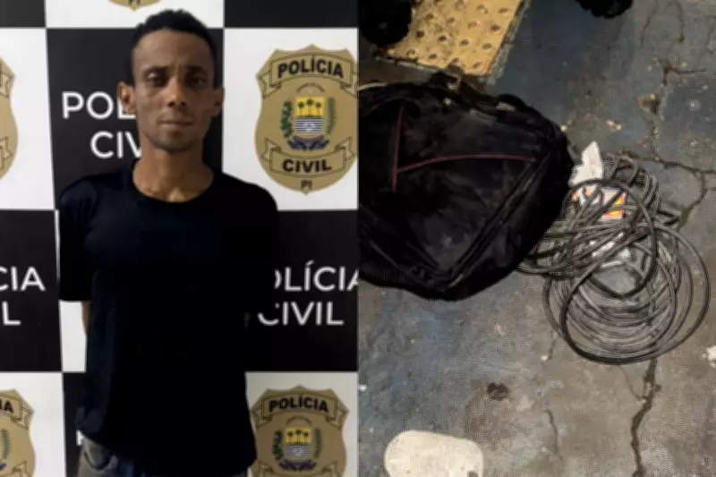 Preso foragido de hospital é recapturado com fios furtados no Centro de Teresina