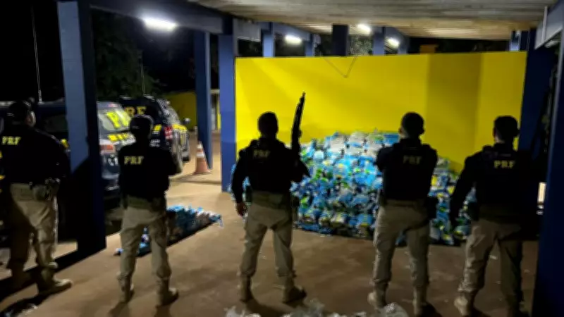 PRF apreende 1,4 tonelada de drogas escondidas em bobinas metálicas no Piauí