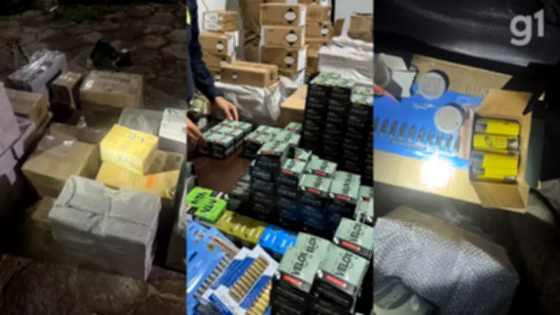 PRF apreende 49 mil munições em compartimento oculto na BR-226, Grajaú