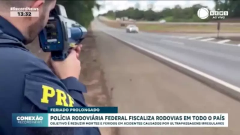 PRF intensifica fiscalização nas rodovias federais durante feriado prolongado