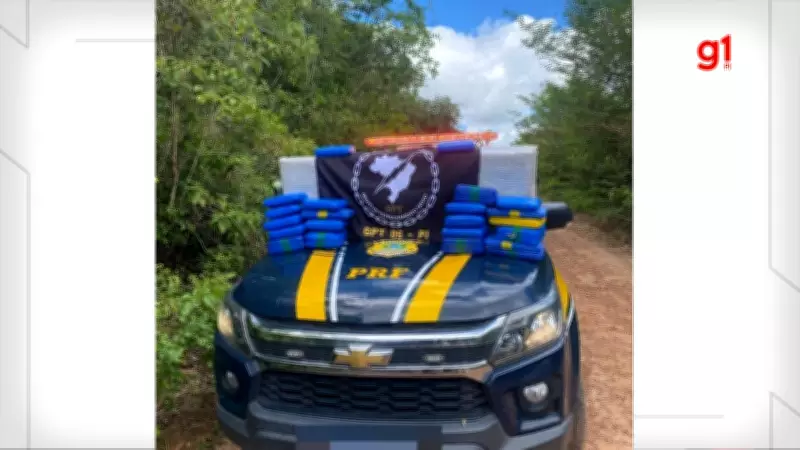 PRF prende dois homens com 90 kg de skunk na divisa entre Piauí e Maranhão