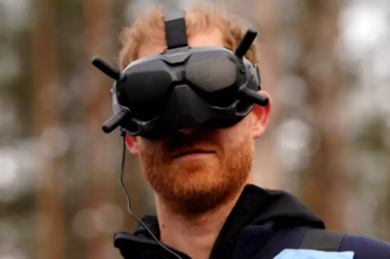 Príncipe Harry usa drones e IA para desminagem na Ucrânia em visita histórica