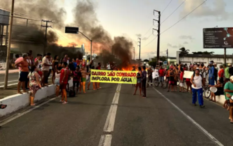 Protesto contra Iguá fecha avenida em Aracaju e gera desvios no trânsito
