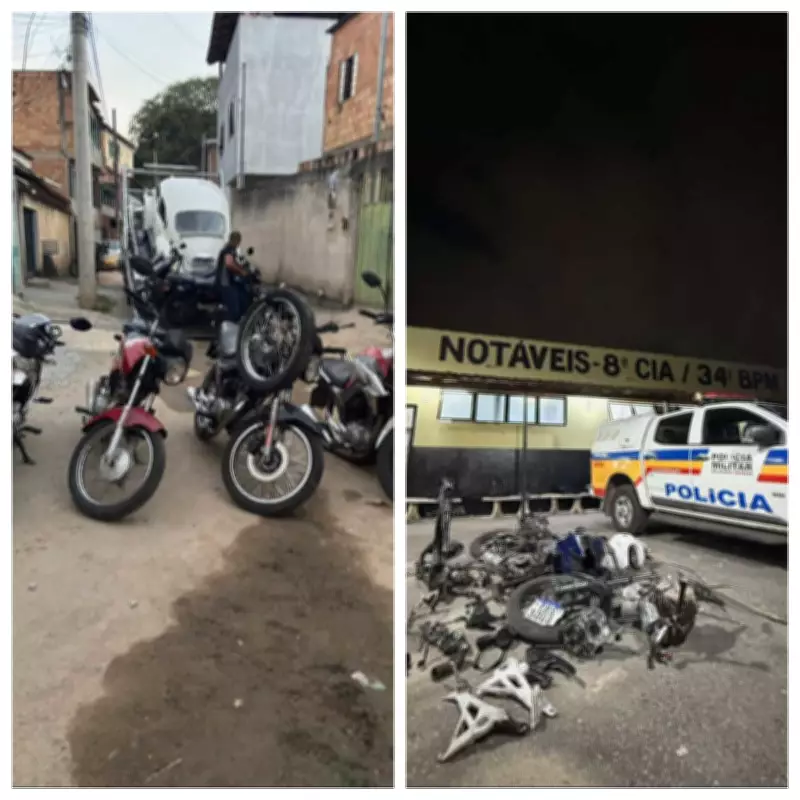 Quatro presos em desmanche clandestino no bairro Havaí, em BH