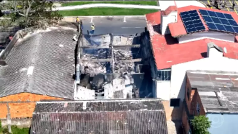 Queda de avião em Capão da Canoa mata quatro e destrói restaurante; Cenipa investiga causas